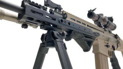 [WE] FN HARSTAL SCAR-H オープンボルト ガスブローバック TAN マークスマンカスタム (中古)サブ画像へ6