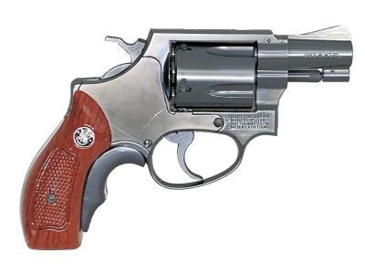 [コクサイ] S&W M60.38spl チーフスペシャル 2インチ シルバーステンレス No.87 ウッディグリップカスタム モデルガン (中古)サブ画像へ1