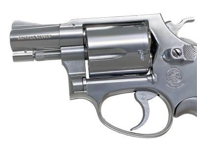 [コクサイ] S&W M60.38spl チーフスペシャル 2インチ シルバーステンレス No.87 ウッディグリップカスタム モデルガン (中古)サブ画像へ2