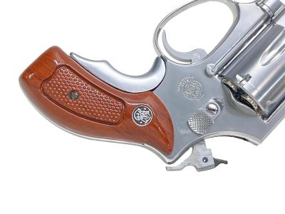 [コクサイ] S&W M60.38spl チーフスペシャル 2インチ シルバーステンレス No.87 ウッディグリップカスタム モデルガン (中古)サブ画像へ4