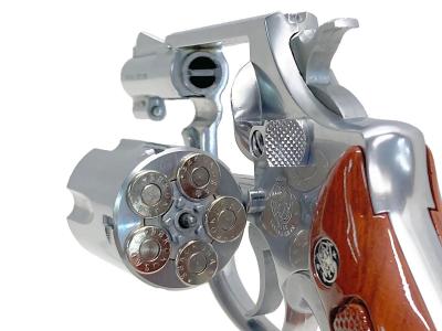 [コクサイ] S&W M60.38spl チーフスペシャル 2インチ シルバーステンレス No.87 ウッディグリップカスタム モデルガン (中古)サブ画像へ5