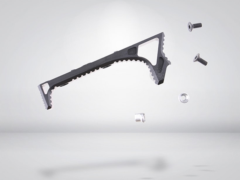 [NB] Castellanタイプ LINK CURVED FOREGRIP BK 【Keymod】 (新品)