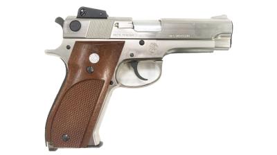 [マルシン] S&W M439 ニッケルフィニッシュ ABS モデルガン (中古)サブ画像へ2