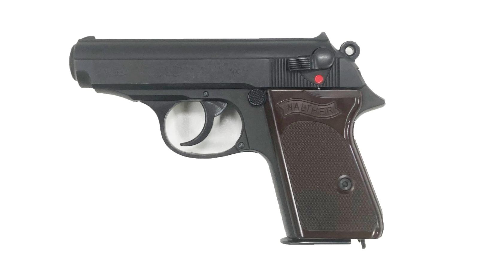 [マルシン] ワルサー PPK スペシャルエディション 発火モデルガン 木グリ カートなし 動作可 (中古)