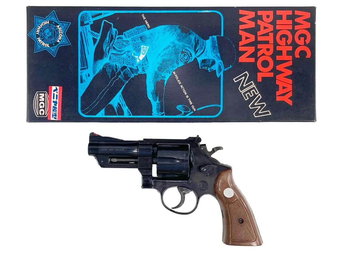 [MGC] ニュー ハイウェイパトロールマン 44　発火モデルガン カート欠品 動作可 (中古)