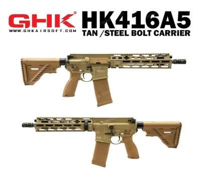 [GHK] UMAREX HK416A5 V3 TAN 正規ライセンス GBBR DXver (新品予約受付中! 特典あり)サブ画像へ4