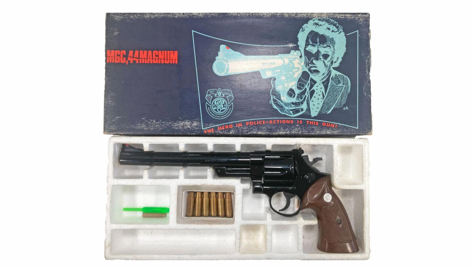 [MGC] S&W M29 ヘビーデューティー .44マグナム 8-3/8インチ モデルガン リボルバー シリンダーずれ 動作可 (訳あり)