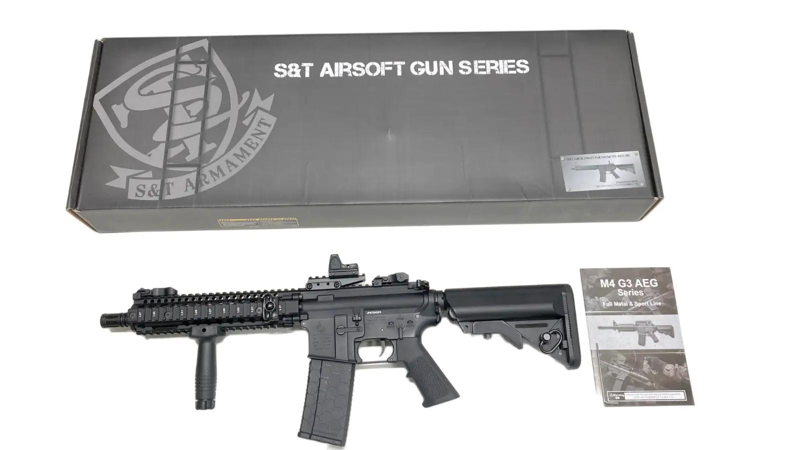 [S&T] MK18 MOD 1 フルメタルG3 電動ガン BK モーターカスタム (中古)
