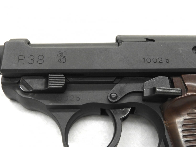 マルシン] ワルサーP38 6mmBB ロングバレル ブラックHW 発射不可