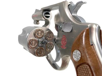 [コクサイ] S&W M60 チーフスペシャル 2インチ シルバーステンレス Fピンつぶれ 別箱 動作可 赤墨入れ モデルガン (中古)サブ画像へ7