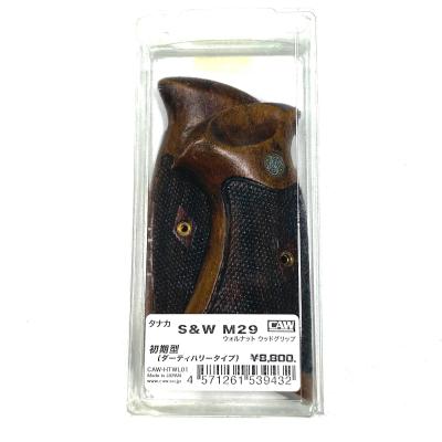 [CAW] タナカ S&W M29用 ウォルナット ウッドグリップ 初期型ダーティーハリータイプ　スクリュー入 (中古)サブ画像へ1