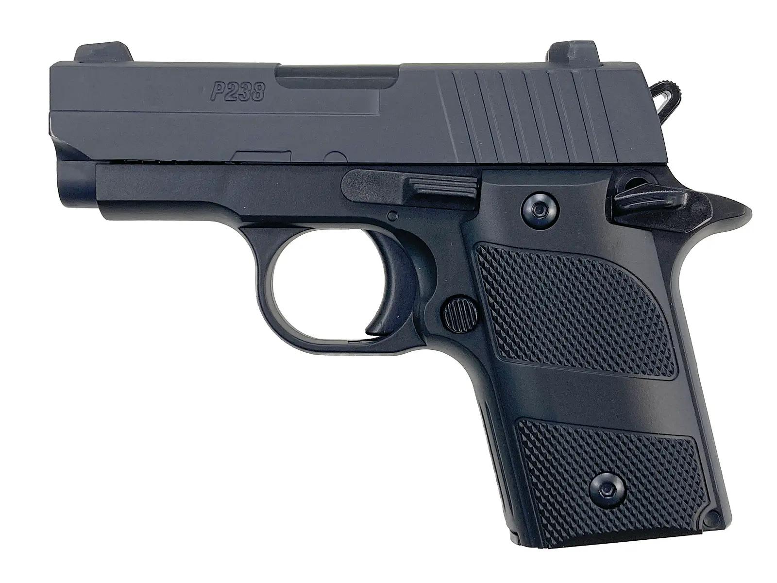 エアコッキングガン ブラック/ブラウン クラウン] P238 ハイランク エアコッキングガン (新品)の販売ページ