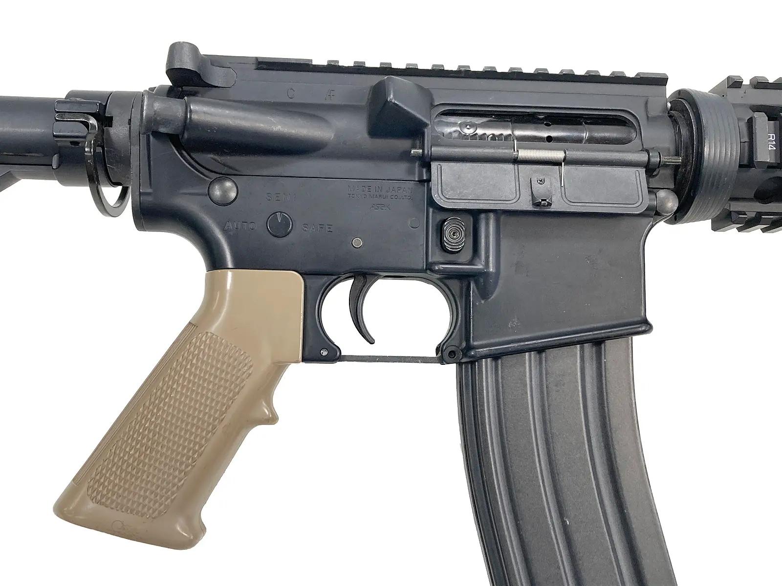 東京マルイ] M4 CQB-R FDE/フラットダークアース 次世代電動ガン リア