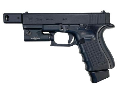 [東京マルイ] グロック19 Gen4 ガスブローバック バレルカスタム ガンケース付き (中古)サブ画像へ1