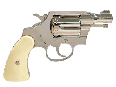 [タナカ] コルト DETECTIVE Special ディテクティブスペシャル ニッケルモデル 発火モデルガン アイボリー調グリップカスタム (未発火)サブ画像へ2