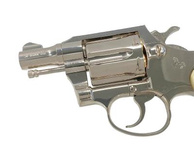 [タナカ] コルト DETECTIVE Special ディテクティブスペシャル ニッケルモデル 発火モデルガン アイボリー調グリップカスタム (未発火)サブ画像へ3