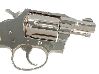 [タナカ] コルト DETECTIVE Special ディテクティブスペシャル ニッケルモデル 発火モデルガン アイボリー調グリップカスタム (未発火)サブ画像へ4