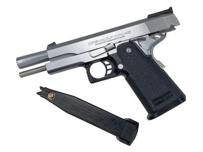 [東京マルイ] ハイキャパ5.1 ステンレスモデル ガスブローバック シャーシ穴あけ加工済み (中古)サブ画像へ6