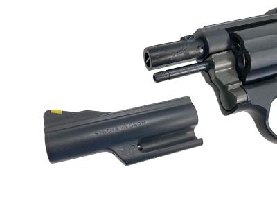 [HWS] S&W M19 4インチ HW モデルガン バレル外れ 木製グリップカスタム 動作OK (ジャンク)サブ画像へ1