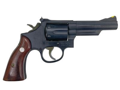 [HWS] S&W M19 4インチ HW モデルガン バレル外れ 木製グリップカスタム 動作OK (ジャンク)サブ画像へ4