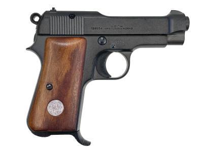 [タナカ] ベレッタ M1934 ミリタリーモデル 木製グリップ仕様 マットブラック塗装 ガスガン 弾道山なり 動作可 (中古)サブ画像へ1