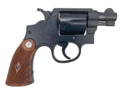 [HWS] S&W M10 2インチ 木製グリップ標準装備 シリンダーずれ 動作可 モデルガン (中古)サブ画像へ1