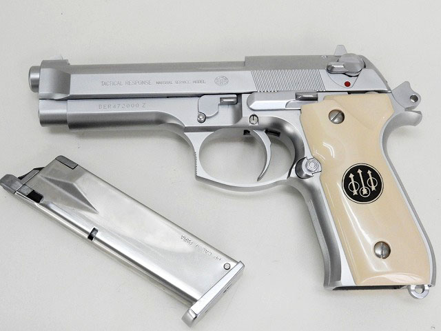 KSC] ベレッタ M92FS INOX アルタモントアイボリーグリップ セミ