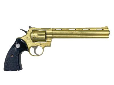 [コクサイ] コルトパイソン 8インチ 金属モデルガン 再塗装品 塗装ムラ シングルアクション引っかかり 動作可 (訳あり)サブ画像へ1