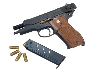 [マルシン] S&W M39 HW 発火モデルガン 動作不可 (ジャンク)サブ画像へ5