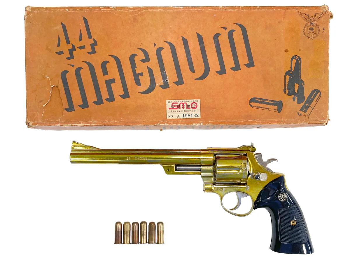 [コクサイ] S&W M29 .44マグナム 8インチ NO.18 金属モデルガン 再塗装品 動作難 (ジャンク)