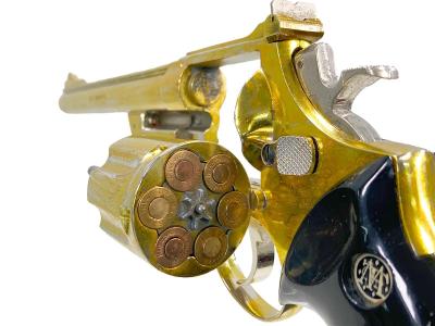 [コクサイ] S&W M29 .44マグナム 8インチ NO.18 金属モデルガン 再塗装品 動作難 (ジャンク)サブ画像へ6
