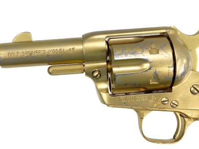 [CAW] コルト SAA シェリフズ ダミーカート金属モデルガン 完全限定品 再塗装 ホルスター付き (中古)サブ画像へ2