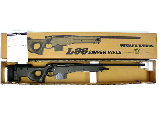 [タナカ] L96 スナイパーライフル グリーンバージョン (中古)