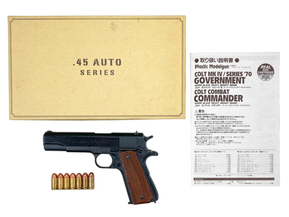 [CAW] コルト M1911 A1 HW ブラック ダミーカート モデルガン スライド研磨加工 排莢難 (訳あり)