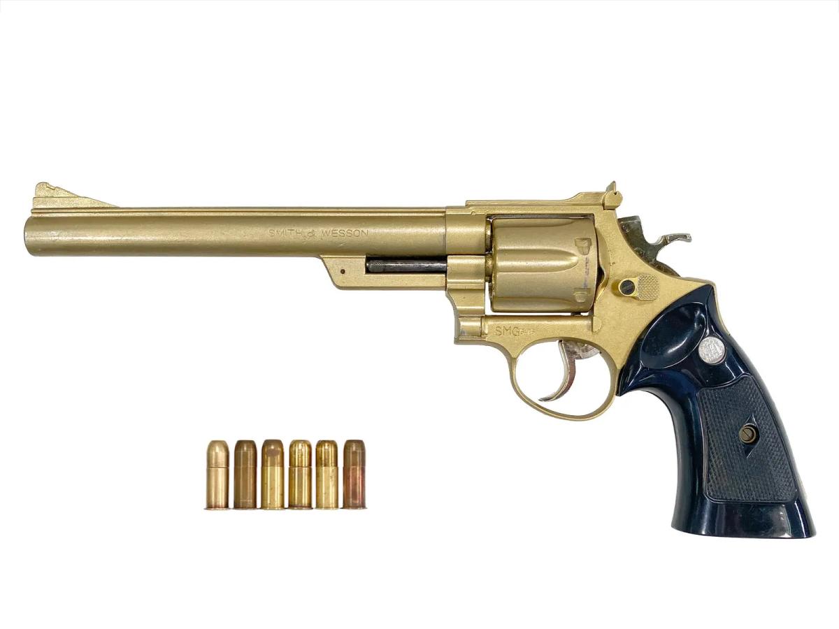 [コクサイ] S&W M29 .44マグナム 8インチ 金属モデルガン マットゴールド 再塗装 (中古)