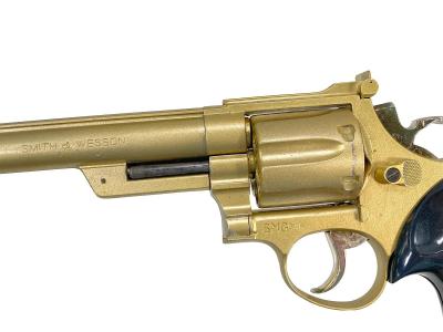 [コクサイ] S&W M29 .44マグナム 8インチ 金属モデルガン マットゴールド 再塗装 (中古)サブ画像へ2