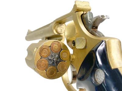 [コクサイ] S&W M29 .44マグナム 8インチ 金属モデルガン マットゴールド 再塗装 (中古)サブ画像へ5