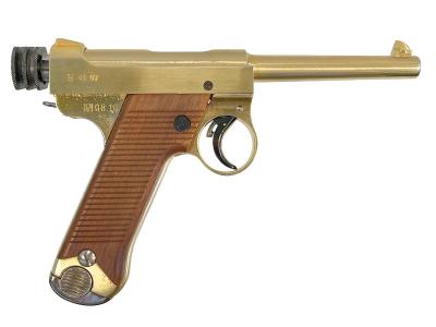 [ハドソン] 南部十四年式拳銃 前期型 N-2 金属製発火モデルガン (中古)サブ画像へ1