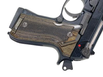 [スズキ] ベレッタ M92SB ABS 発火モデルガン ヘアライン仕様 木製グリップカスタム (中古)サブ画像へ4