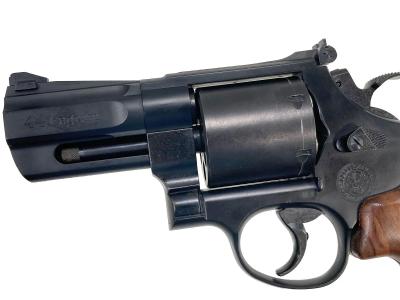 [タナカ] S&W M29 パフォーマンスセンター 3インチ フラットサイド ガスリボルバー 木製グリップカスタム (中古)サブ画像へ3