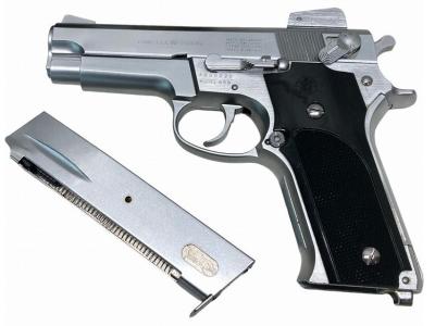 [MGC] S&W M745 M659 固定ガスガン ２丁セット 木製グリップ ウィチタリアサイト (中古)サブ画像へ3