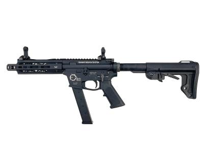 [KingArms] PCC ピストルキャリバー TWS 9mm SBR GBB ブラックカラー (中古)サブ画像へ1