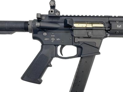 [KingArms] PCC ピストルキャリバー TWS 9mm SBR GBB ブラックカラー (中古)サブ画像へ4