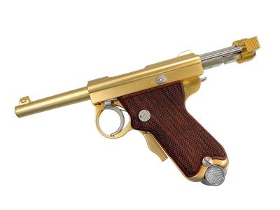 [マルシン] 南部式小型自動拳銃 ベビーナンブ 御賜刻印 ダミーカートモデルガン 木製グリップカスタム (中古)サブ画像へ6