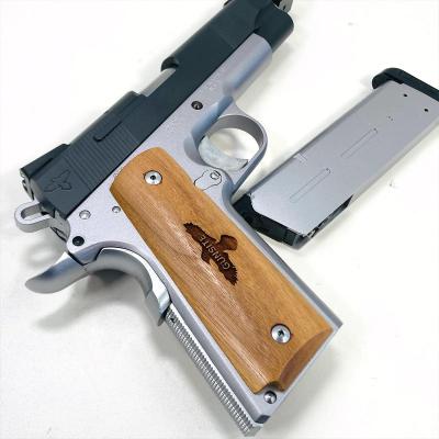 [WA] S&W SW1911 ガンサイトエディション シルバー ガスブローバック 2トーン＆コンペンセイターカスタム (中古)サブ画像へ8