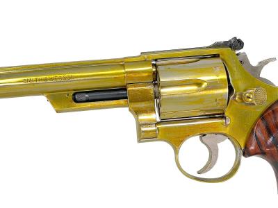[コクサイ] S&W M29 .44マグナム 8インチ 金属モデルガン 再塗装 木製グリップカスタム (中古)サブ画像へ2