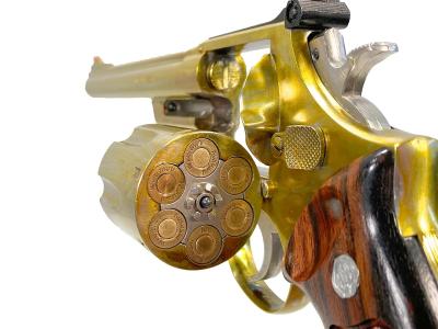 [コクサイ] S&W M29 .44マグナム 8インチ 金属モデルガン 再塗装 木製グリップカスタム (中古)サブ画像へ5
