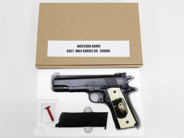 WA] コルトガバメント SERIES 80 COBRA ブルーイング 9mmメタル