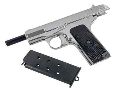 [ハドソン] トカレフ TT-33 シルバーメッキ (中古)サブ画像へ4