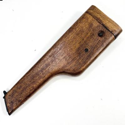 [海外製レプリカ] モーゼルC69・M712用木製ストックホルスター WW2ドイツ国防軍仕様革製ハーネス・ドライバー付 (中古)サブ画像へ1